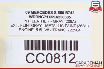 07-14 Mercedes W221 S400 S550 CL550 Headlight Switch Control 2219053500 OEM