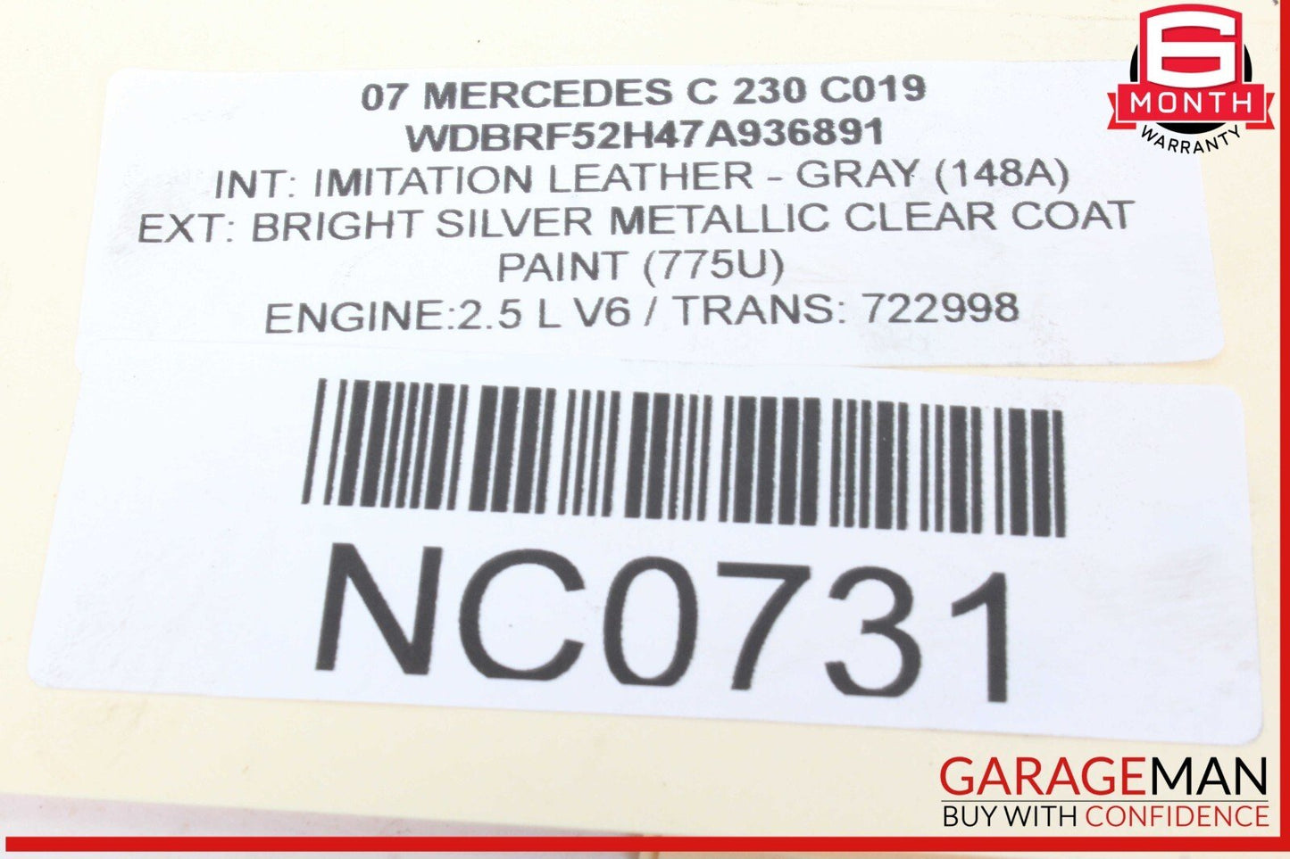 05-09 Mercedes W203 C230 Front Right / Left Side Shock Absorber Spring Strut OEM