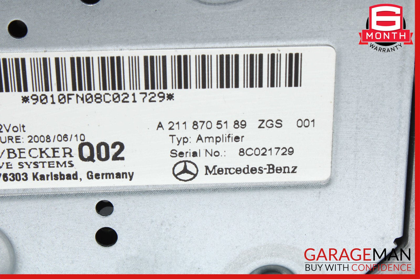 08-18 Mercedes E350 SL550 R350 Subwoofer Amp Amplifier Harman Becker OEM