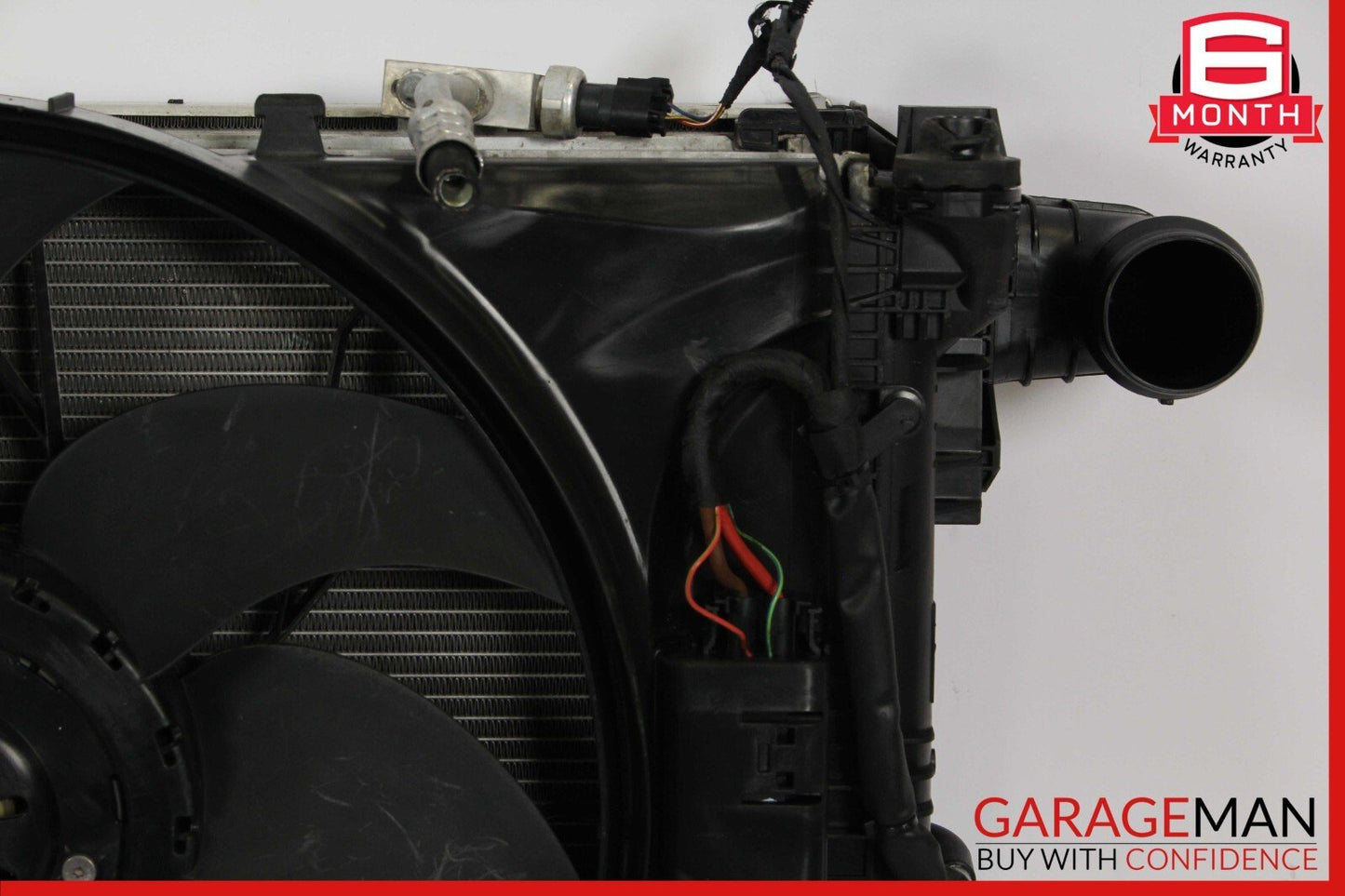 11-13 Mercedes W212 E350 Diesel Engine Cooling Fan Radiator A/C Condenser Assy