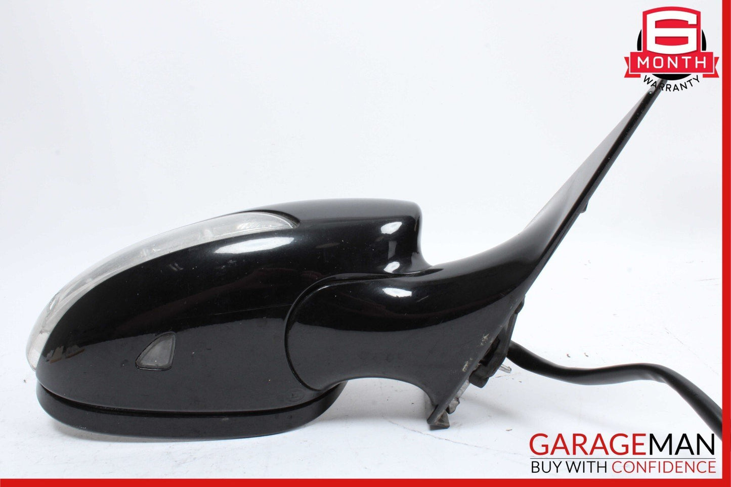 07-09 Mercedes W221 S550 S450 Front Right Side Rear View Mirror Door Black