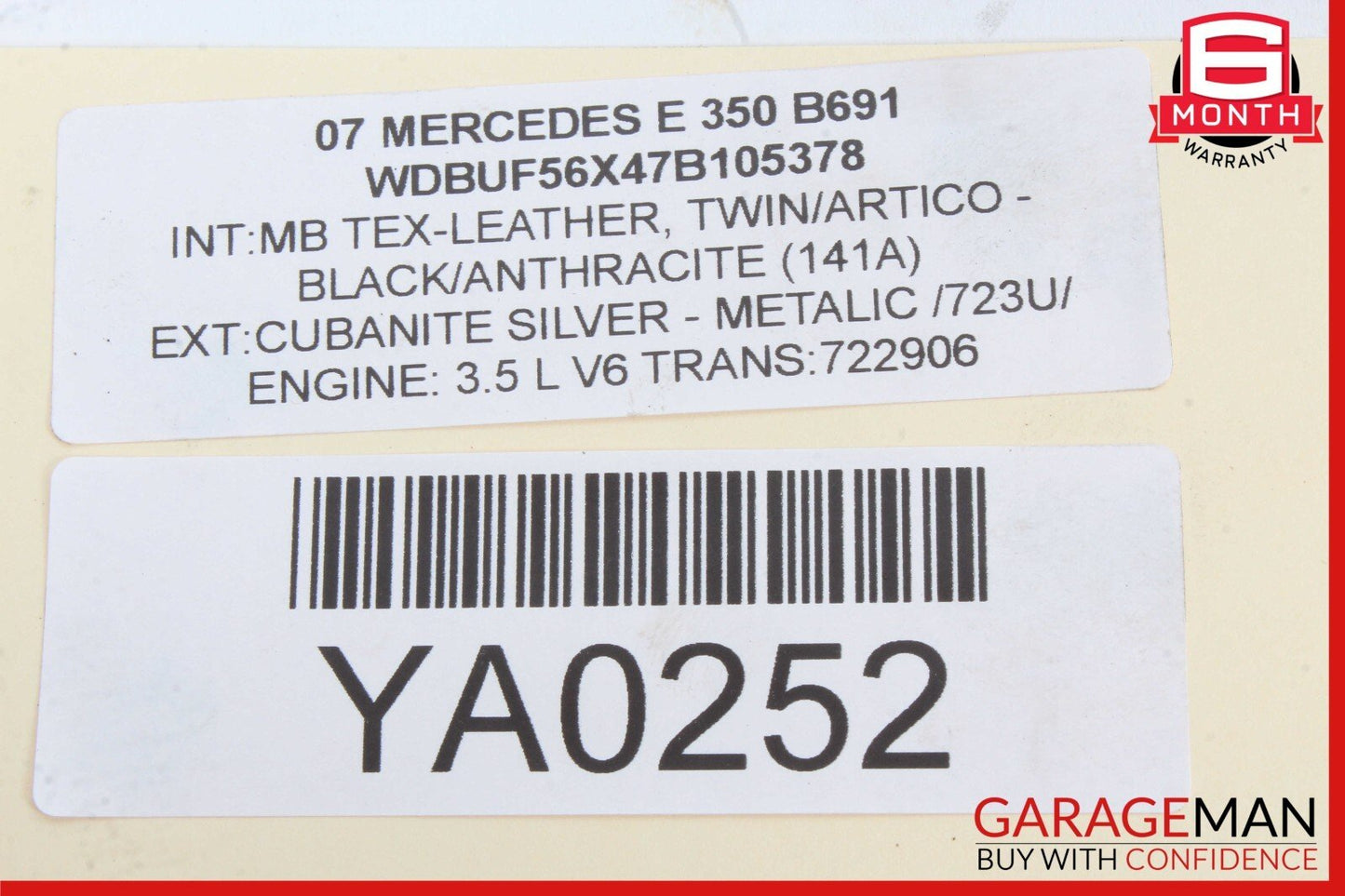 03-11 Mercedes W211 E350 CLS550 Front Right Side Lower Wishbone Control Arm OEM