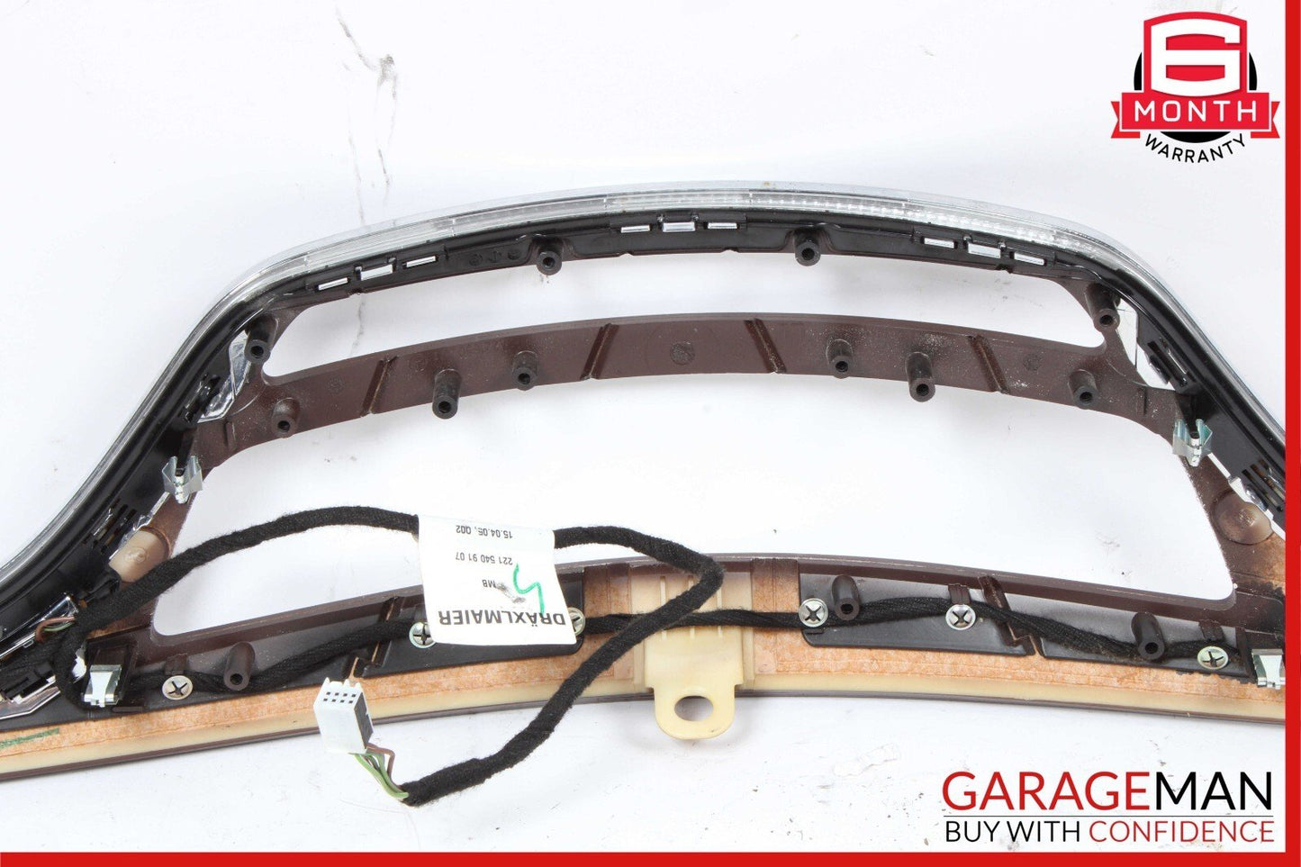 07-09 Mercedes W221 S450 S550 Front Dashboard Dash Trim Panel Bezel Cover Wood