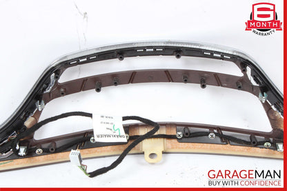 07-09 Mercedes W221 S450 S550 Front Dashboard Dash Trim Panel Bezel Cover Wood