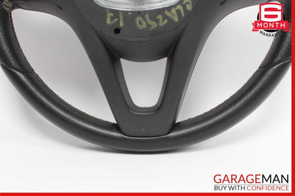 14-20 Mercedes W117 CLA250 GLA250 Steering Wheel w/ Paddle Shifters Black OEM