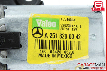 06-19 Mercedes W164 ML350 GL450 Rear Glass Windshield Wiper Motor 2518200042 OEM