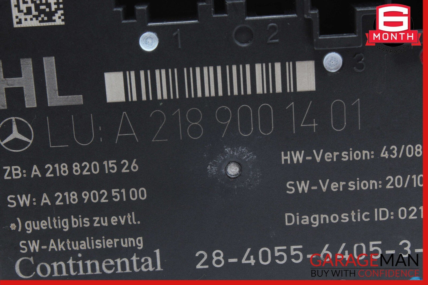 08-18 Mercedes E550 E350 CLS500 C300 Rear Left Side Door Control Module OEM