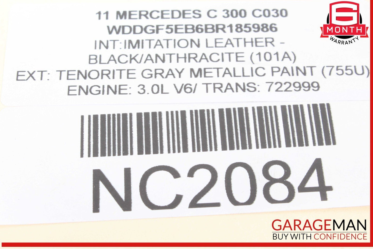 08-17 Mercedes W204 C300 E350 Front Right / Left Shock Spring Absorber Strut