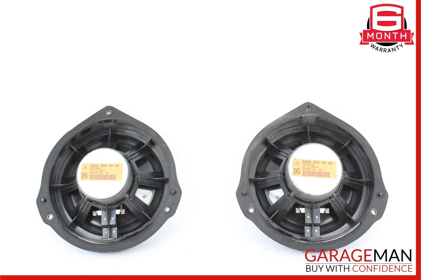 08-18 Mercedes W204 C250 CLS550 Front Door Audio Speaker Logic 7 Set of 2 Pc OEM