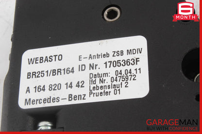 06-13 Mercedes W251 R350 ML550 Panoramic Pano Sunroof Sun Roof Motor Unit