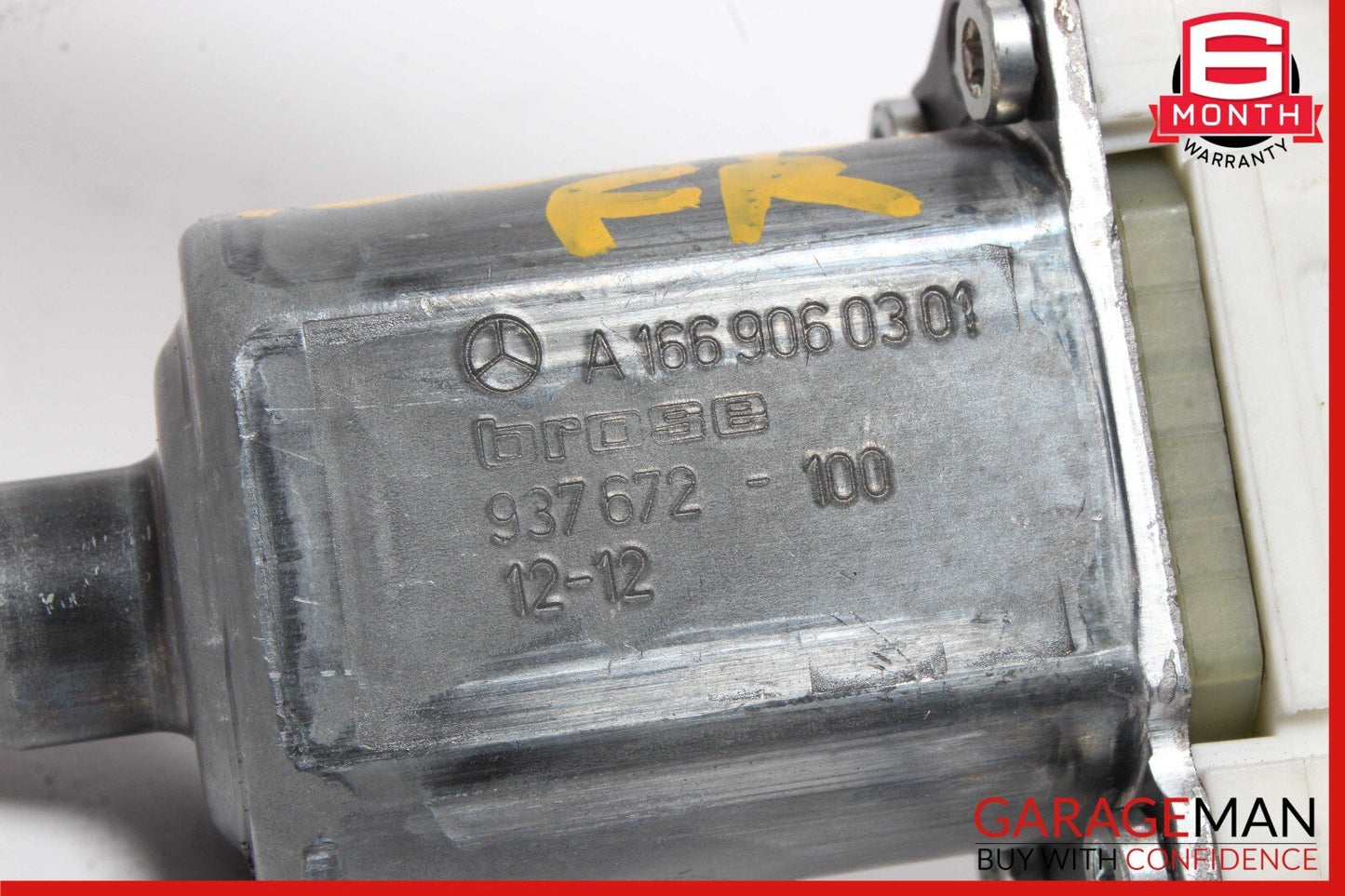 12-15 Mercedes X166 GL450 ML550 Window Regulator Motor Front Right Side OEM