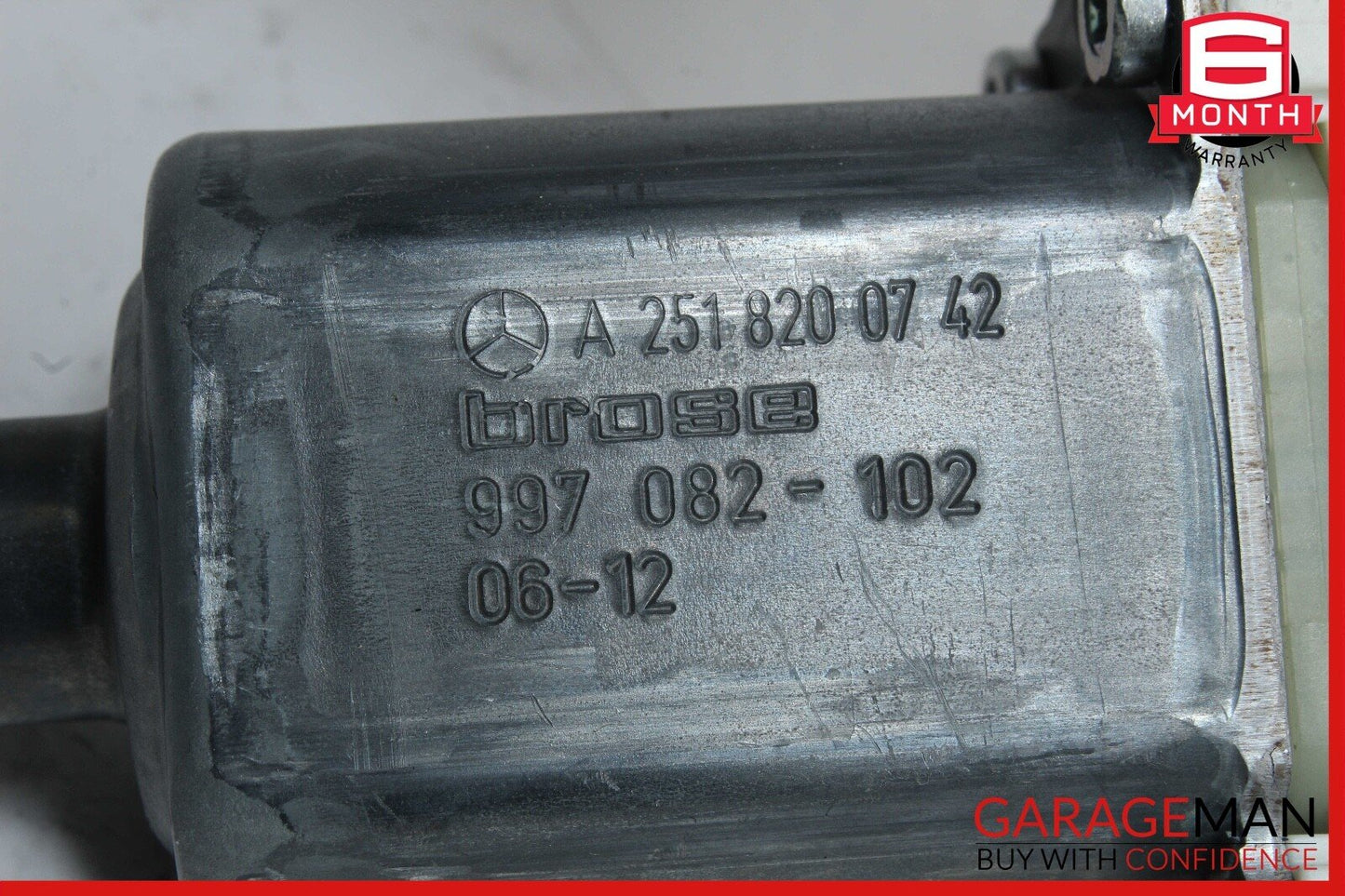 07-12 Mercedes X164 GL450 4MATIC Front Left Side Window Regulator Motor OEM