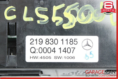 06-11 Mercedes W219 CLS550 A/C AC Heater Temperature Climate Control Switch OEM