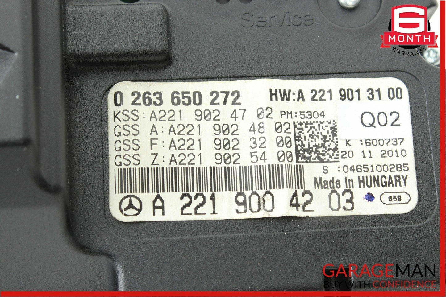 10-13 Mercedes W221 S400 CL550 Speedometer Odometer Instrument Cluster Gauge OEM