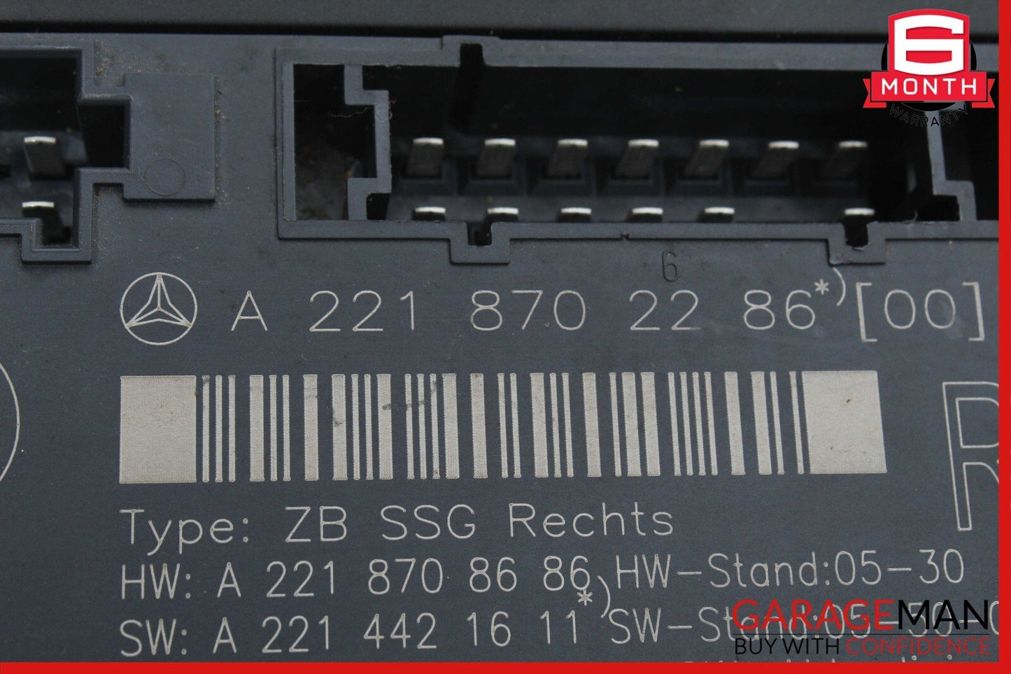 07-13 Mercedes W221 S550 Front Right Passenger Side Under Seat Control Module