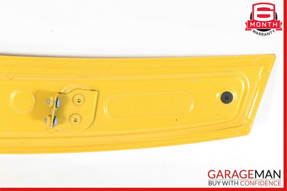 17-21 Mercedes C190 AMG GT Rear Tailgate Boot Lid Spoiler Cover Panel Yellow OEM
