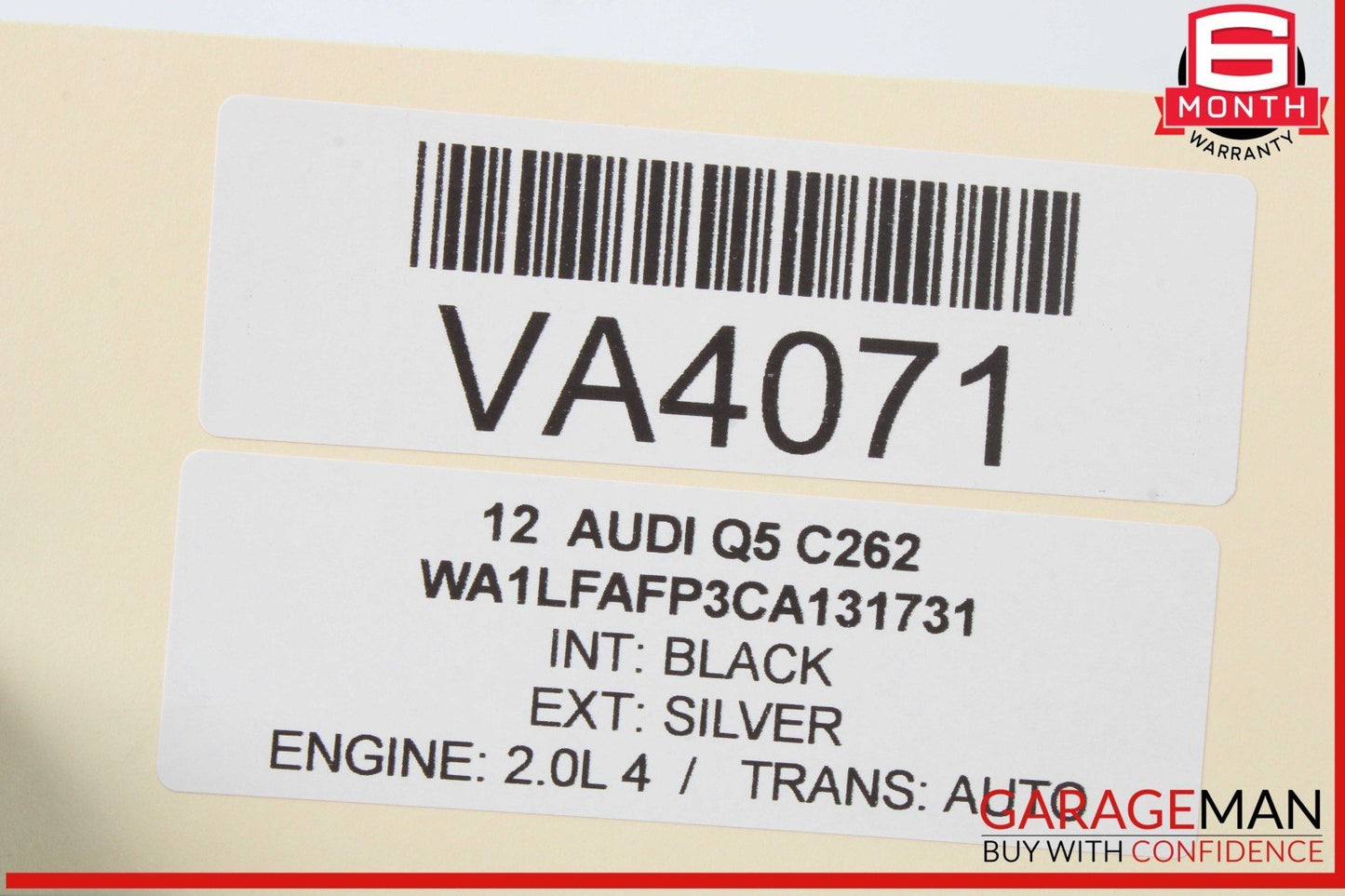 12-18 Audi Q5 A6 A7 Front Left Driver Side Power Seat Adjustment Switch OEM