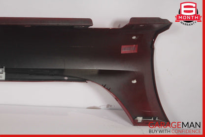 12-16 Mercedes R172 SLK250 AMG Sport Left Side Rocker Skirt Molding Panel Red