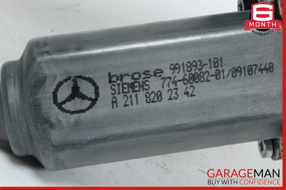 03-09 Mercedes W211 E350 E550 Rear Left Side Door Window Regulator Motor OEM