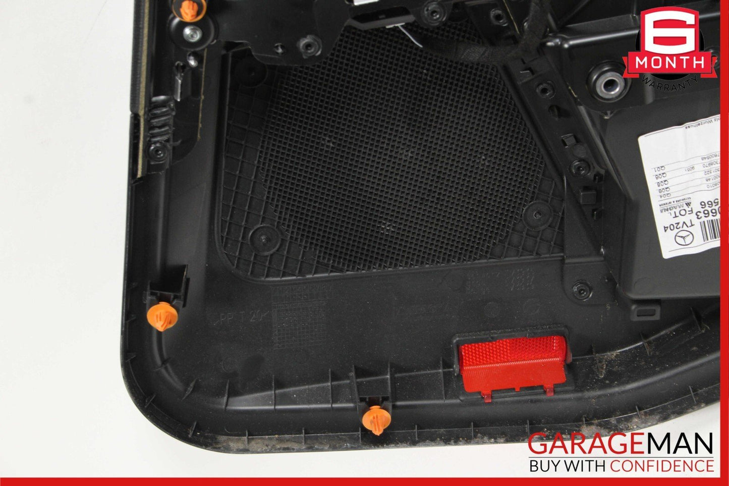 10-15 Mercedes X204 GLK350 Rear Left Driver Interior Door Panel Assembly Black