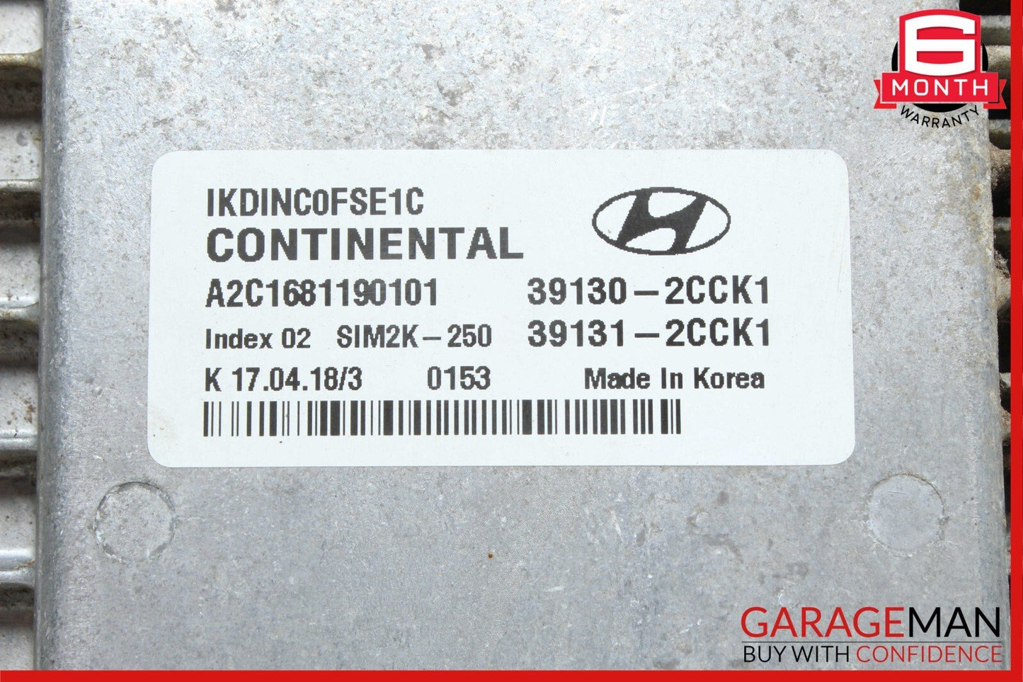 19-21 Genesis G70 2.0L ECM Engine Control Module Computer 39131-2CCK1 OEM