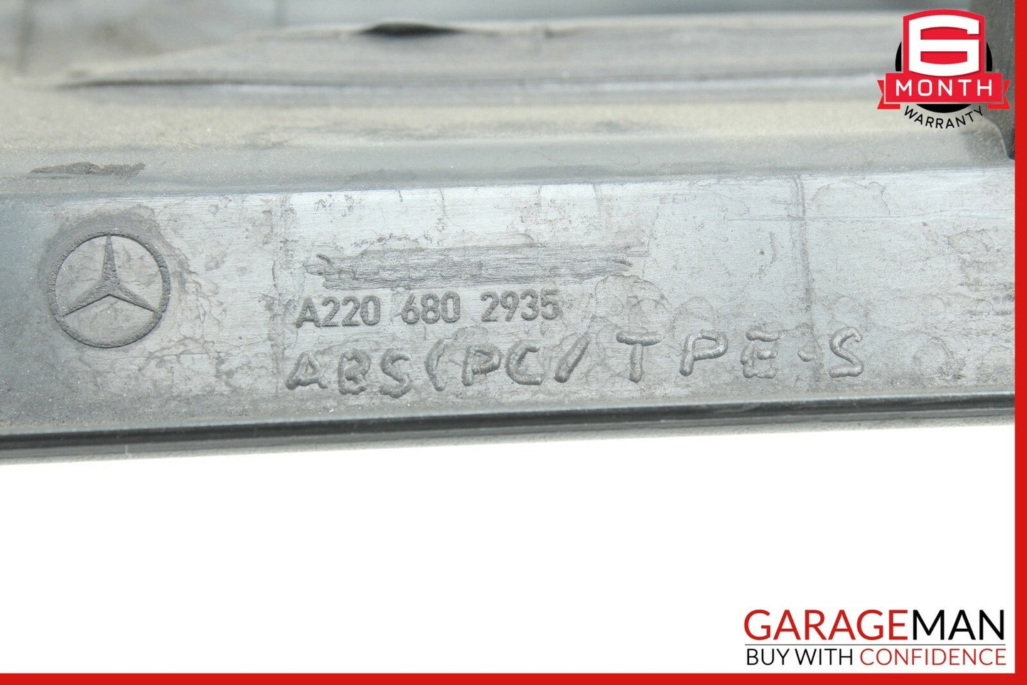 00-02 Mercedes W220 S55 AMG Rear Right & Left Door Sill Scuff Plate Cover Set