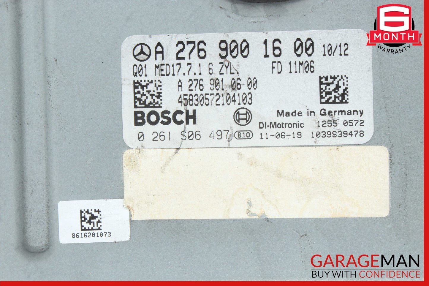 12-15 Mercedes W204 C350 GLK350 E350 ECU Engine Control Module Unit OEM