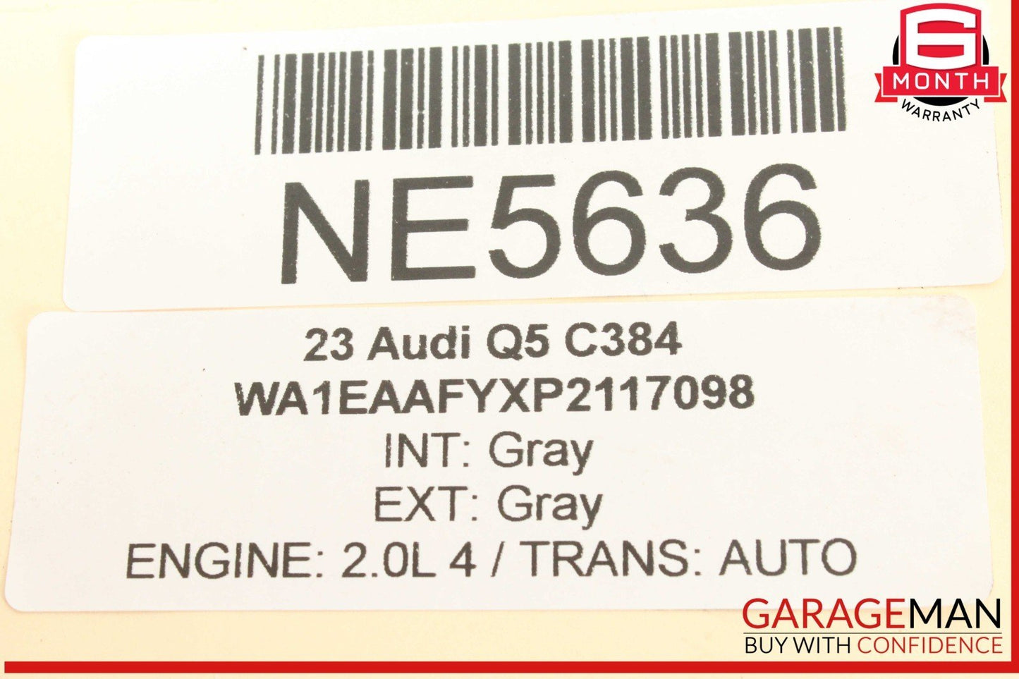 17-24 Audi Q5 Q7 Rear Left / Rear Right Upper Forward Control Arm 4M0505361G OEM