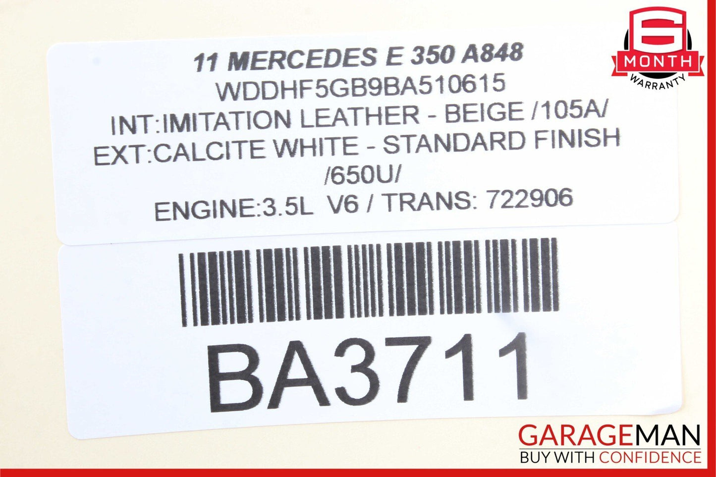 10-16 Mercedes W212 E350 CLS400 Front Left RWD Lower Wishbone Control Arm OEM