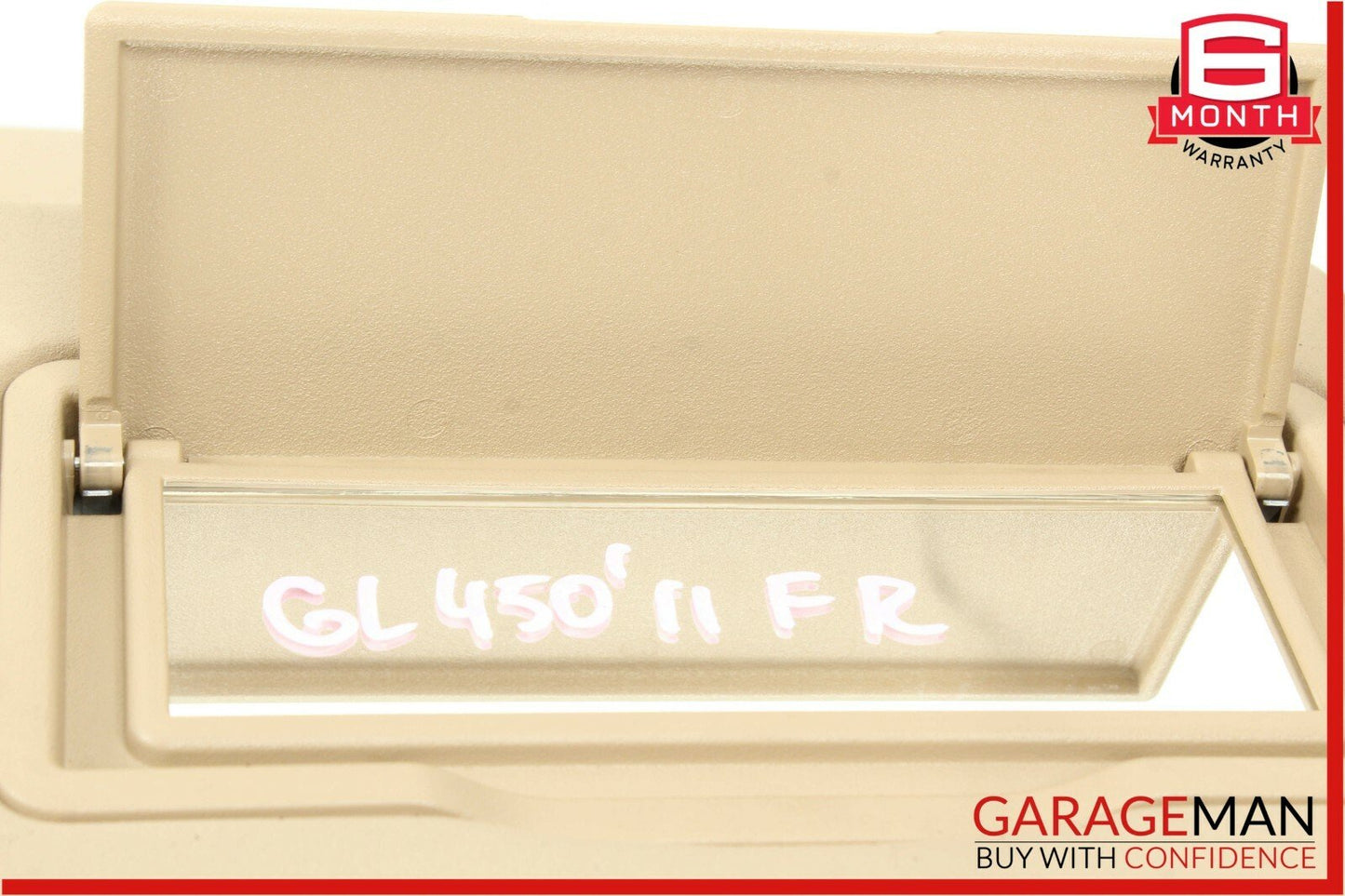 06-12 Mercedes X164 GL450 ML450 Front Right Side Sun Visor Sunvisor Shade Beige