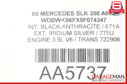 05-11 Mercedes R171 SLK300 SLK350 Rear Left / Right Suspension Upper Control Arm