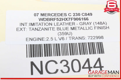01-07 Mercedes W203 C230 C350 C55 AMG Brake Pedal Assembly OEM