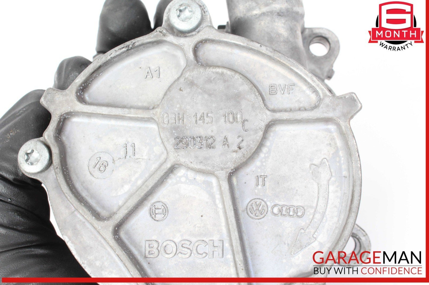09-16 Audi S4 Engine Motor Brake Vacuum Pump 03H145100C OEM