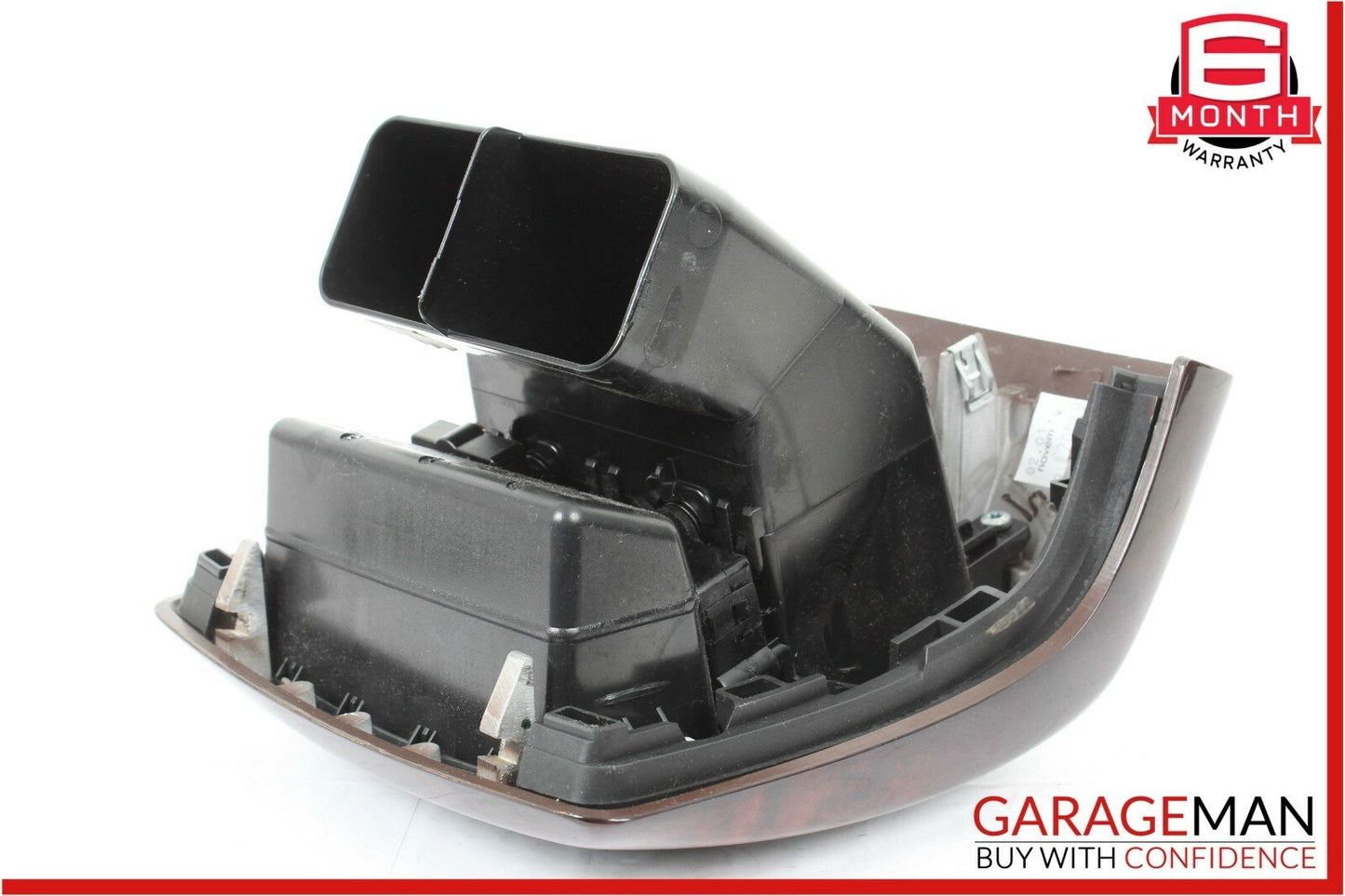 07-13 Mercedes W221 S550 Rear Center Console AC A/C Air Vent Trim Panel Wood OEM
