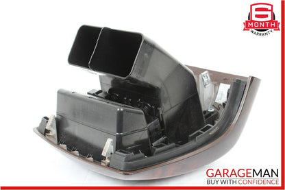 07-13 Mercedes W221 S550 Rear Center Console AC A/C Air Vent Trim Panel Wood OEM