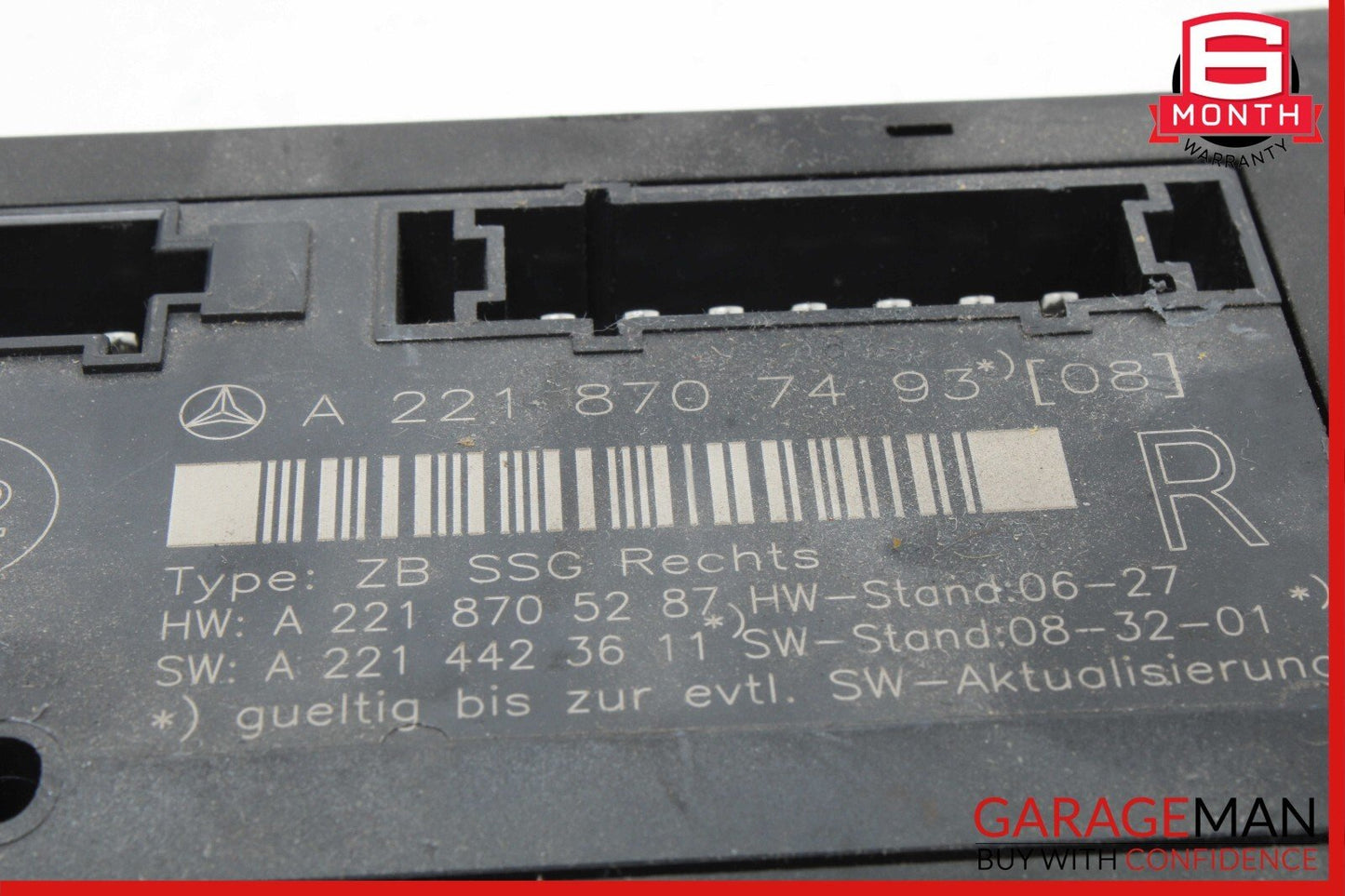 07-13 Mercedes W221 S550 S65 AMG Front Right Side Under Seat Control Module OEM
