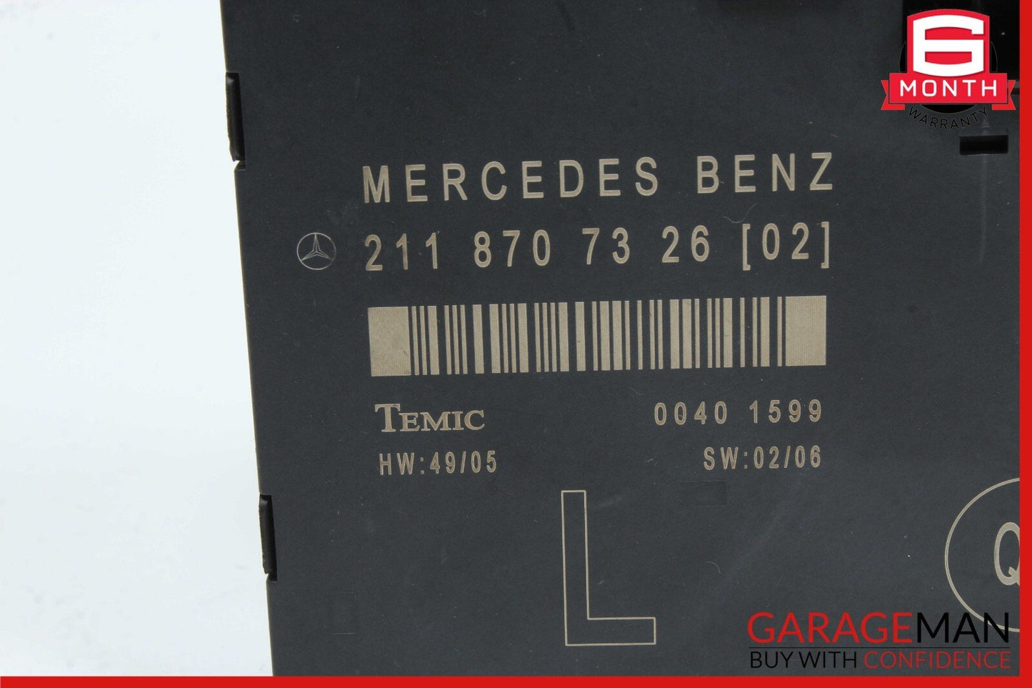 03-09 Mercedes W211 E350 E63 AMG Front Left Side Door Control Module Unit OEM