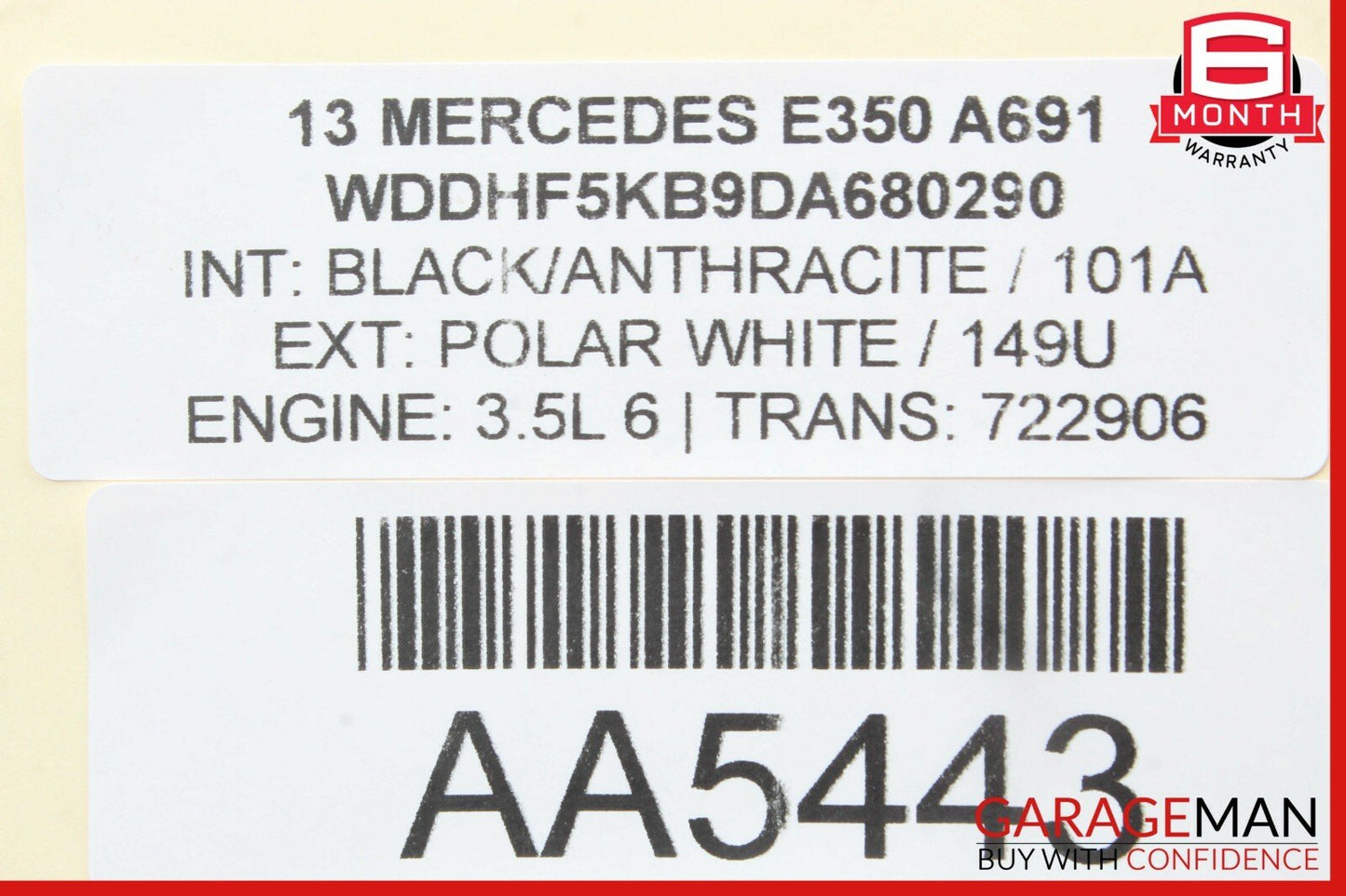 08-15 Mercedes W204 C250 Coupe Front Left Driver Side Door Lock Latch Actuator