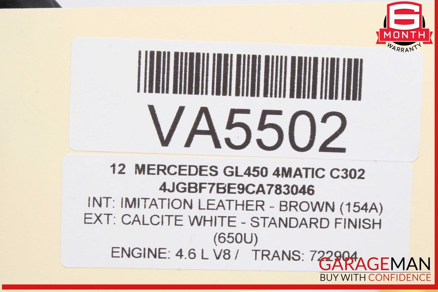 06-20 Mercedes X166 GL450 4MATIC Airmatic Air Pneumatic Suspension Valve Block