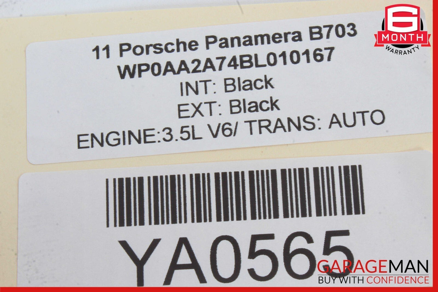 10-16 Porsche Panamera 970 Left or Rear Left Side Door Window Regulator Motor