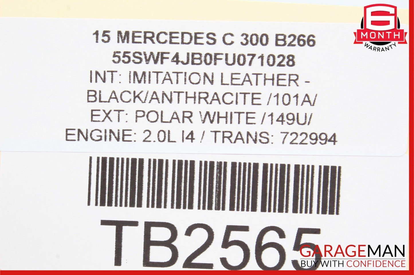 15-20 Mercedes W205 C300 ABS Anti Lock Brake Pump Control Module 2059012800 OEM