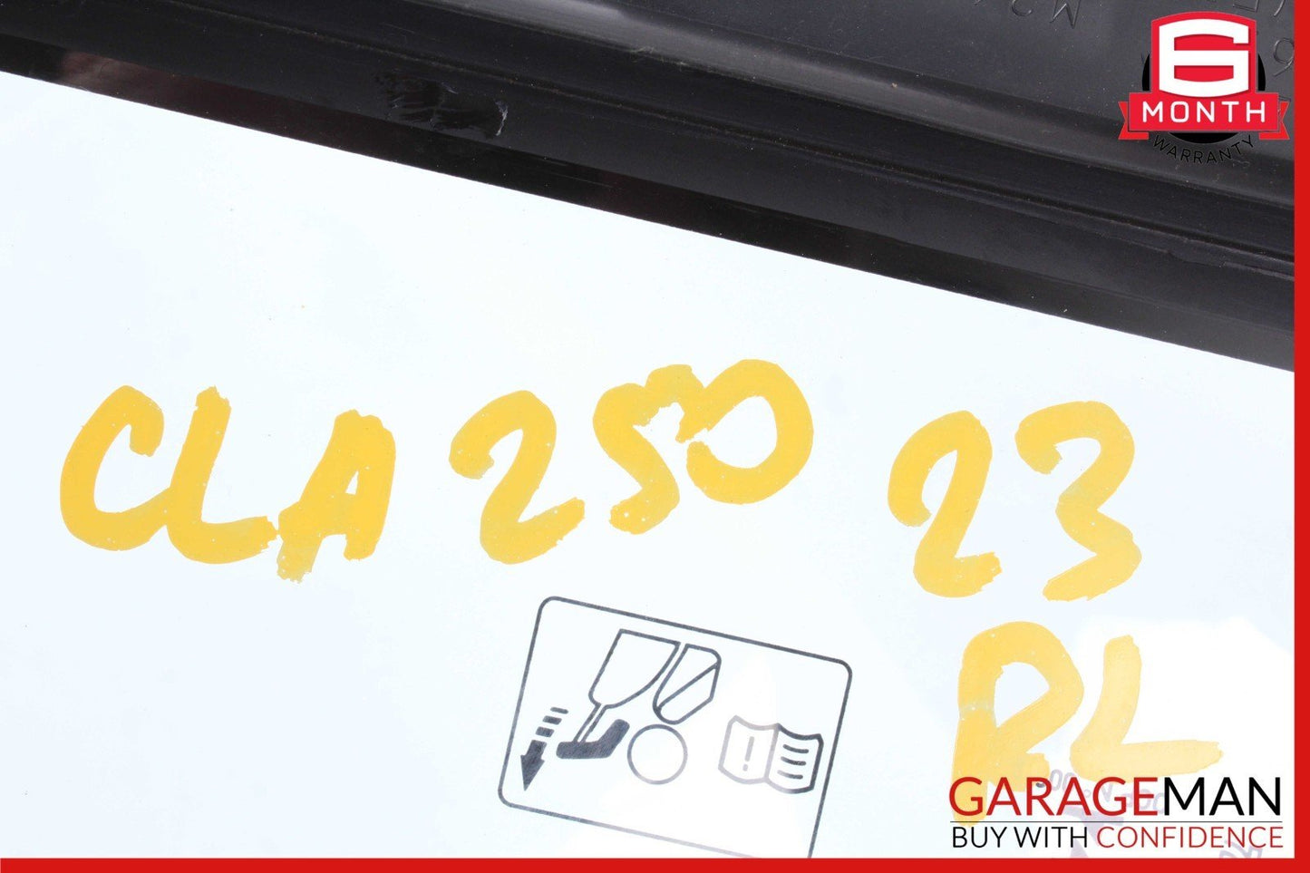 20-23 Mercedes W118 CLA250 Rear Left Driver Side Quarter Window Glass OEM