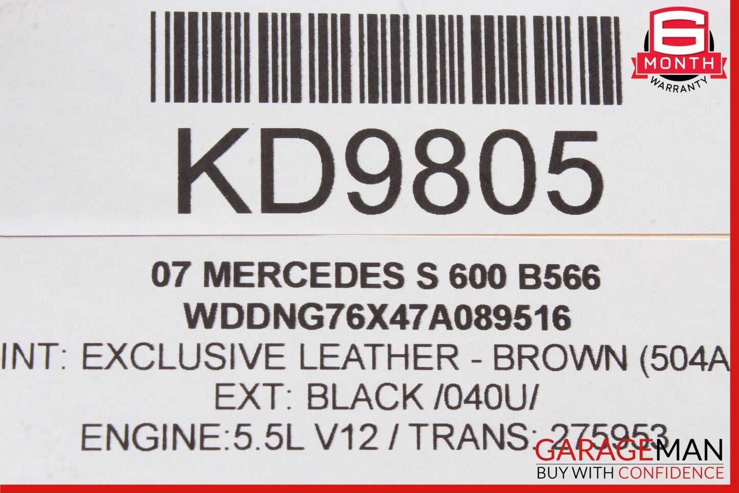 07-14 Mercedes W221 S550 S400 CL550 Electronic Parking Button Switch OEM