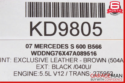 07-14 Mercedes W221 S550 S400 CL550 Electronic Parking Button Switch OEM