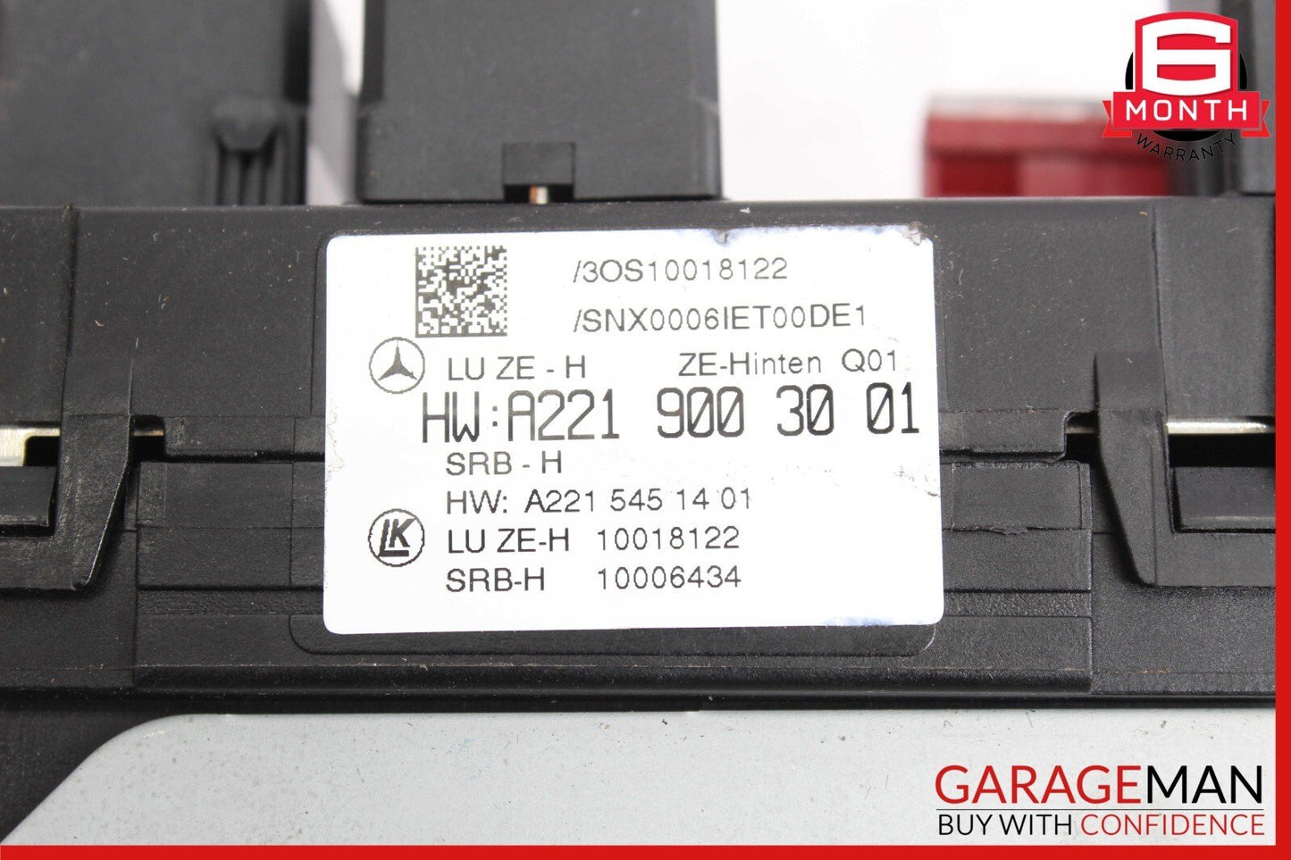 10-13 Mercedes W221 S550 S400 Rear Sam Fuse Box Relay Module Control OEM