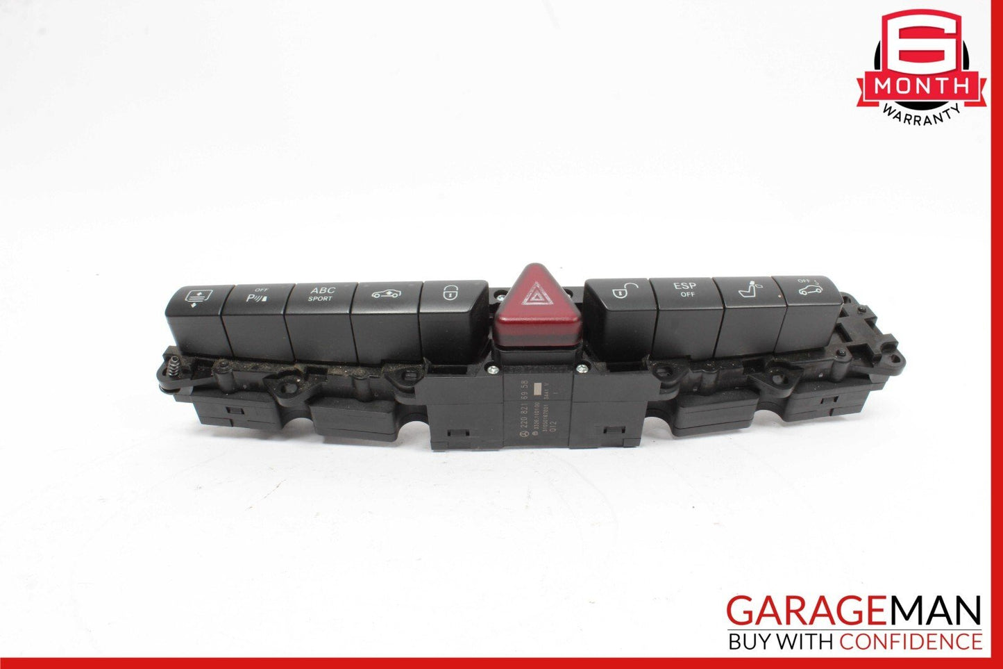 03-06 Mercedes W220 S600 S55 AMG Center Dash Switch ESP Hazard Door Lock Control