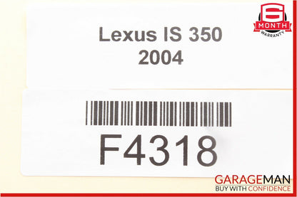 01-05 Lexus IS300 Rear Left Driver Side Exterior Door Handle Assembly Silver OEM