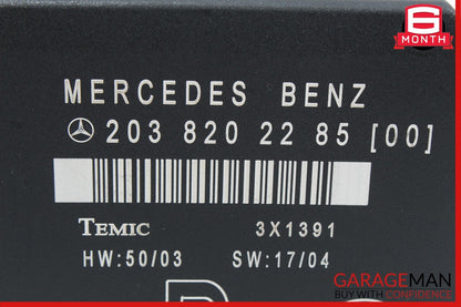 01-07 Mercedes W203 C230 C320 Rear Right Side Door Computer Control Module OEM