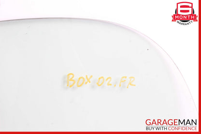 97-04 Porsche Boxster 986 Front Right Side Door Window Auto Glass Clear OEM