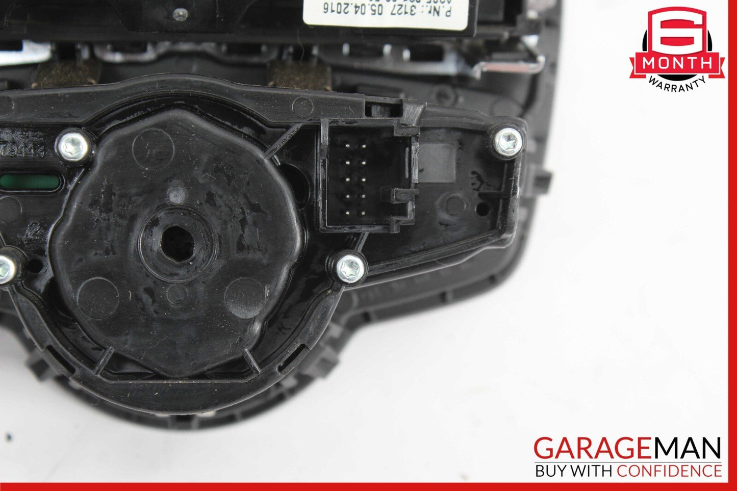 15-20 Mercedes W205 C300 Head Light Headlight Control Switch Trim Assy Black